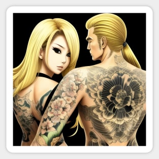 Couple Kawaii Joy Japanese Style Sticker